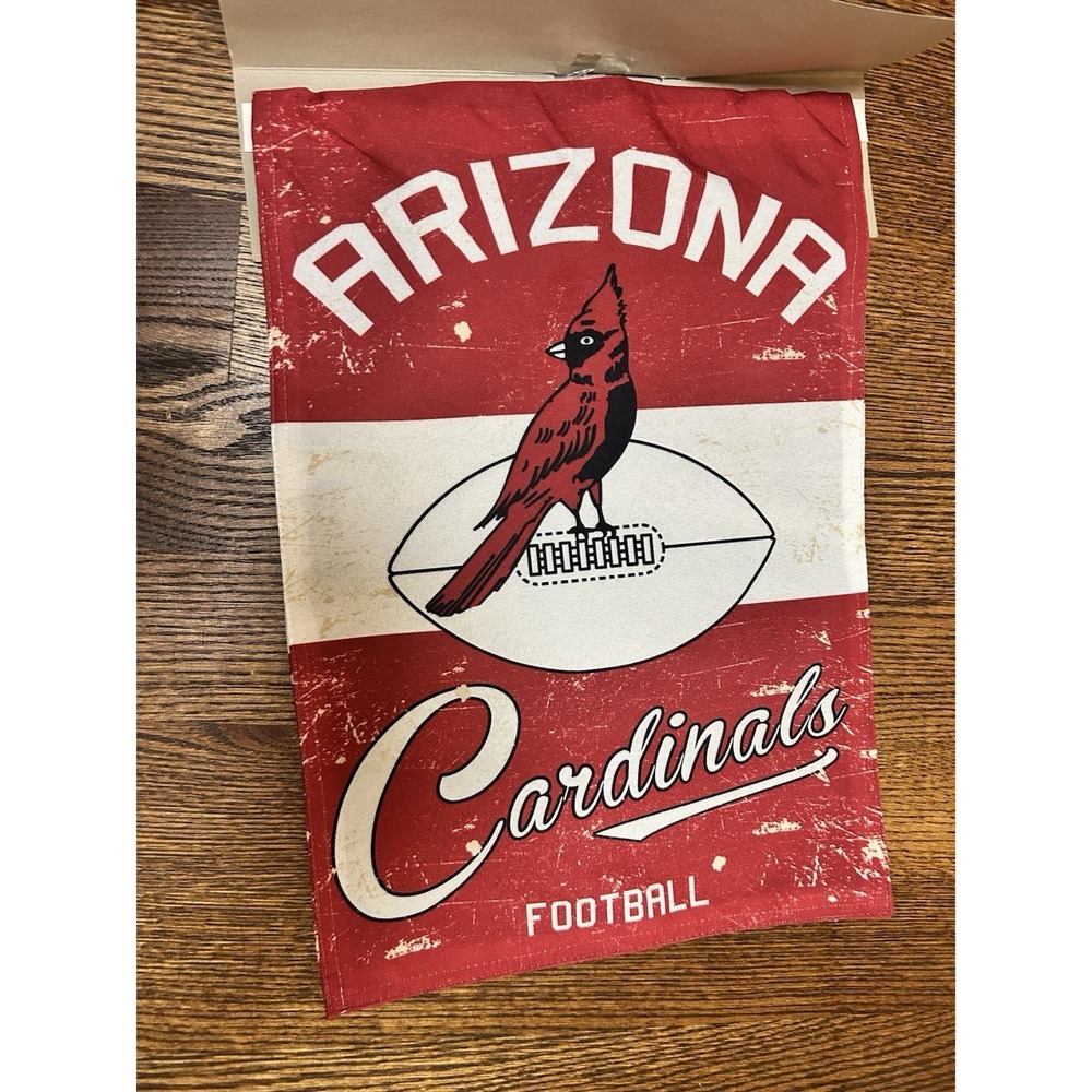 New ARIZONA CARDINALS Double Sided Garden Flag 17x13‎
